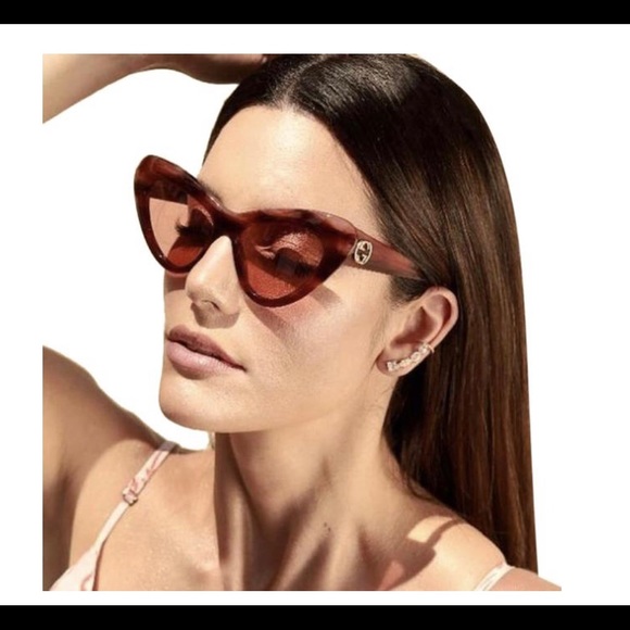 🔥NEW SHOW STOPPER GUCCI CAT EYE SUNGLASSES 🔥 - Picture 5 of 15